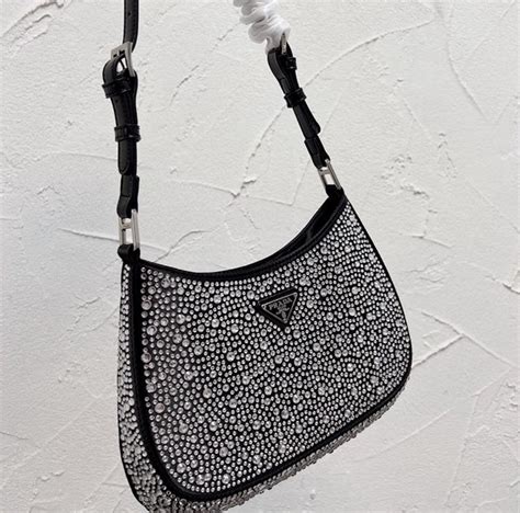 prada bedazzled bag.